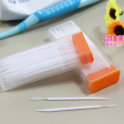 60/2000 Vitalizing boxed dental floss stick portable plastic toothpicks disposable household toothpick toothpick flos