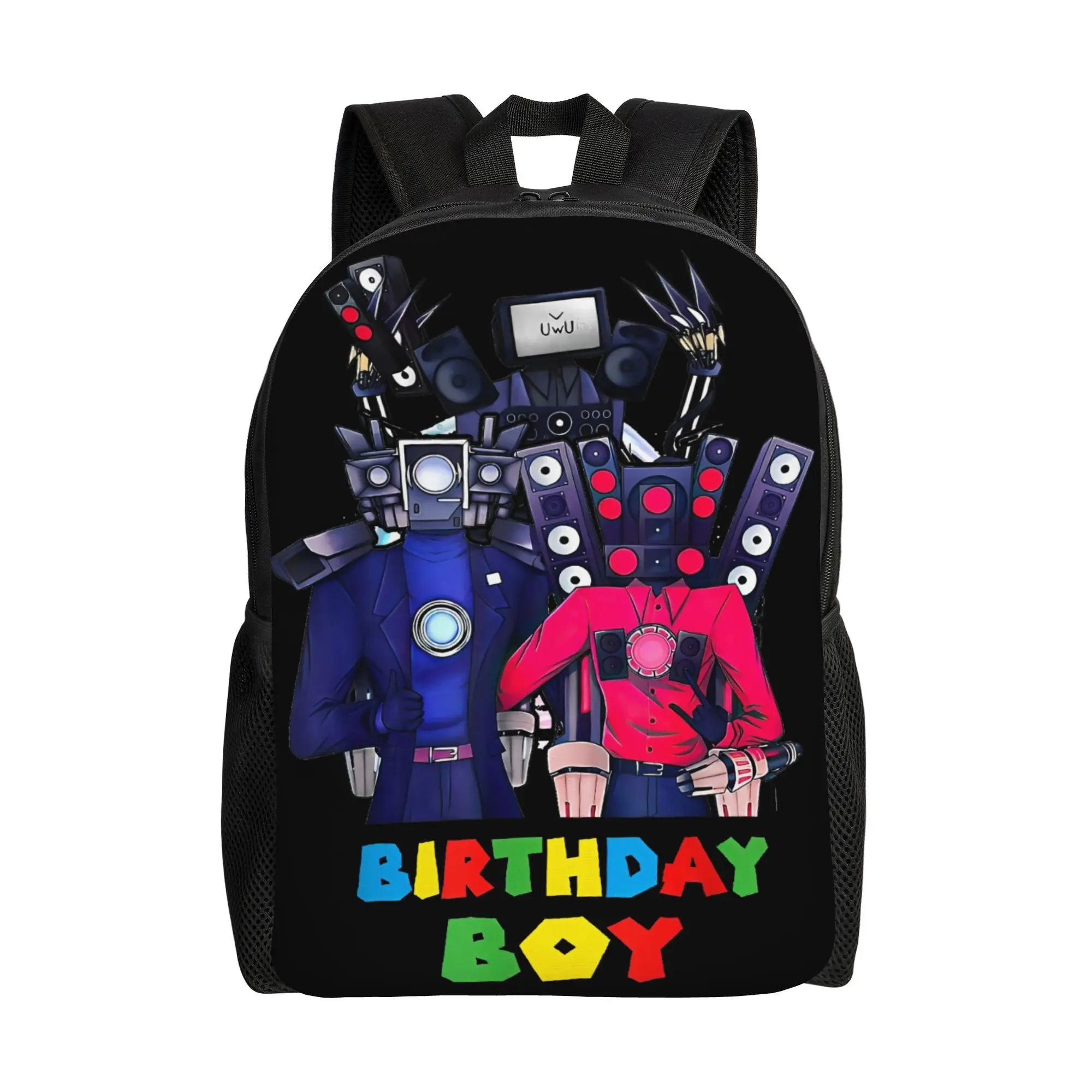 생일 축하하는 사람 카메라맨 스피커맨 스키비디 화장실 배낭 스포츠 학생 하이..