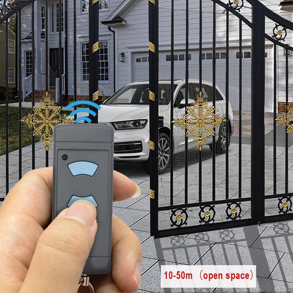 Telecomando Per Porta Garage Hörmann 868,3 MHz BS, 3 Pezzi, Compatibile Con Modelli Blu HSE4, HSE2, HS4, HS5, HS1, HSD1, HSD2