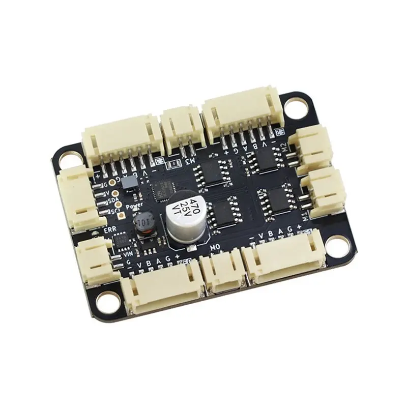【빠른 판매】4채널 모터용 MD40 드라이버 모터 모듈 I2C 제어 PH2.0 모터 센서 보드 스마트 자동차 플랫폼