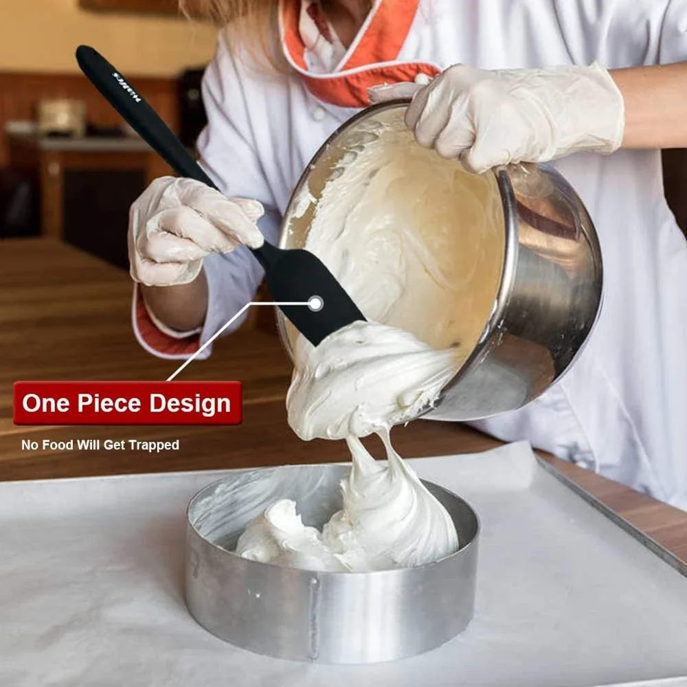 Kitchen Utensil Cooking Tools Silicone Spatula Set Spoon Cake Spatulas Cooking Baking and Mixing WALFOS kitchen utensils