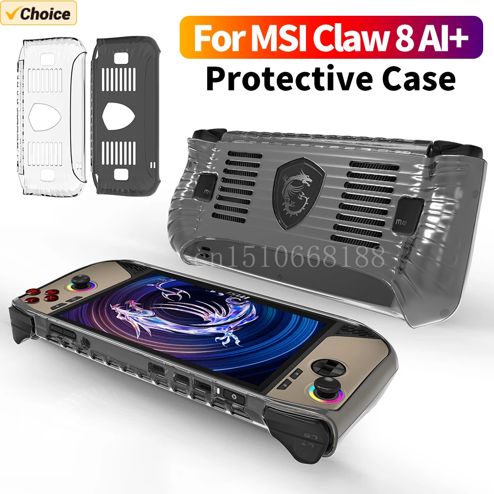 Protection TPU Console Gaming Coque De Protection En TPU Transparent Pour Console Msi Claw A1m Protection TPU Console Gaming Coque De Protection En TPU Transparent Pour Console Msi Claw A1m