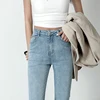 ZOENOVA Women Flared Jeans Loose Denim Pants Bottom Straight High Waist Stretch Urban Female Flare Trouser 2022 Fashion  6 Color 3