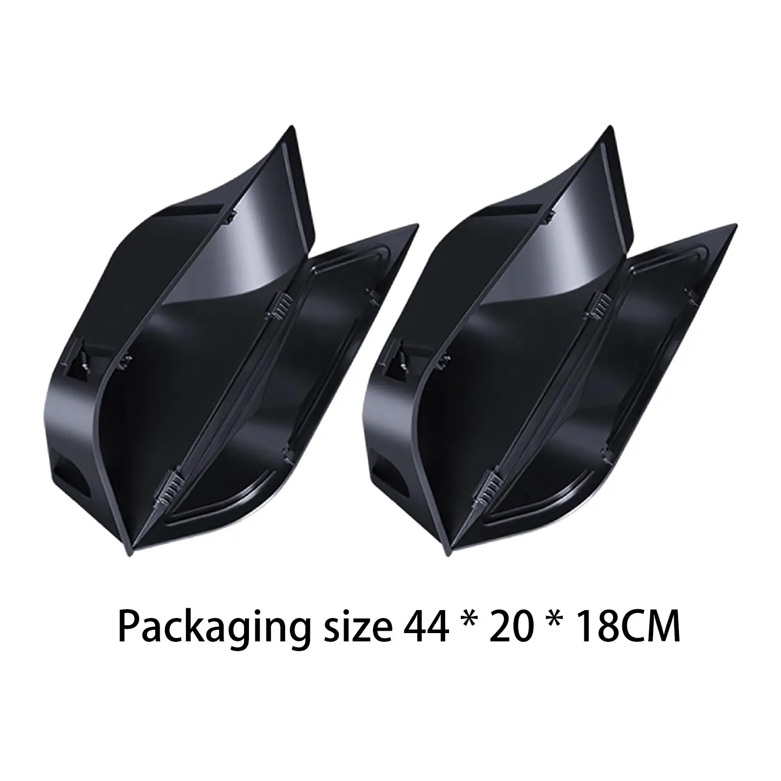 2x Car Rear Trunk Side Storage Box for Model Y Repair Parts