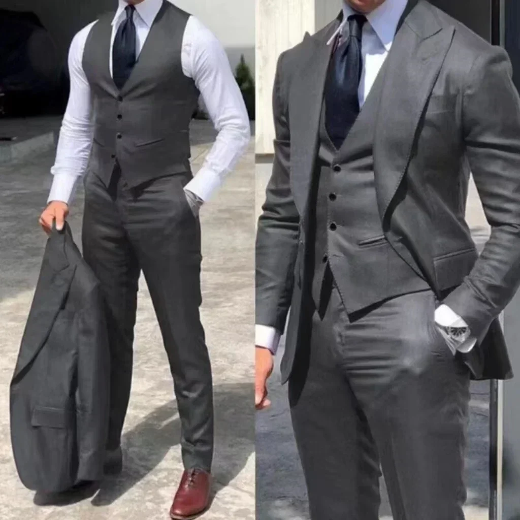 Costumes de smoking 3 pièces pour hommes