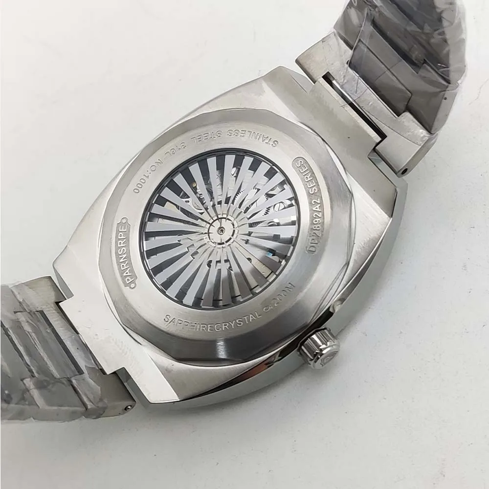 42MM Black Dial Men's Automatic Watch Stainless Steel Case Sapphire Leisure NH35 Movement Mechanical Men's Watch Steel watch
