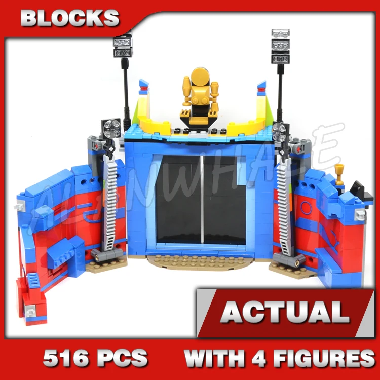 

516pcs Super Fighter Thor vs. Giant Arena Clash Duel Grandmaster Sliding Gate 10749 Building Blocks Sets Compatible With Model