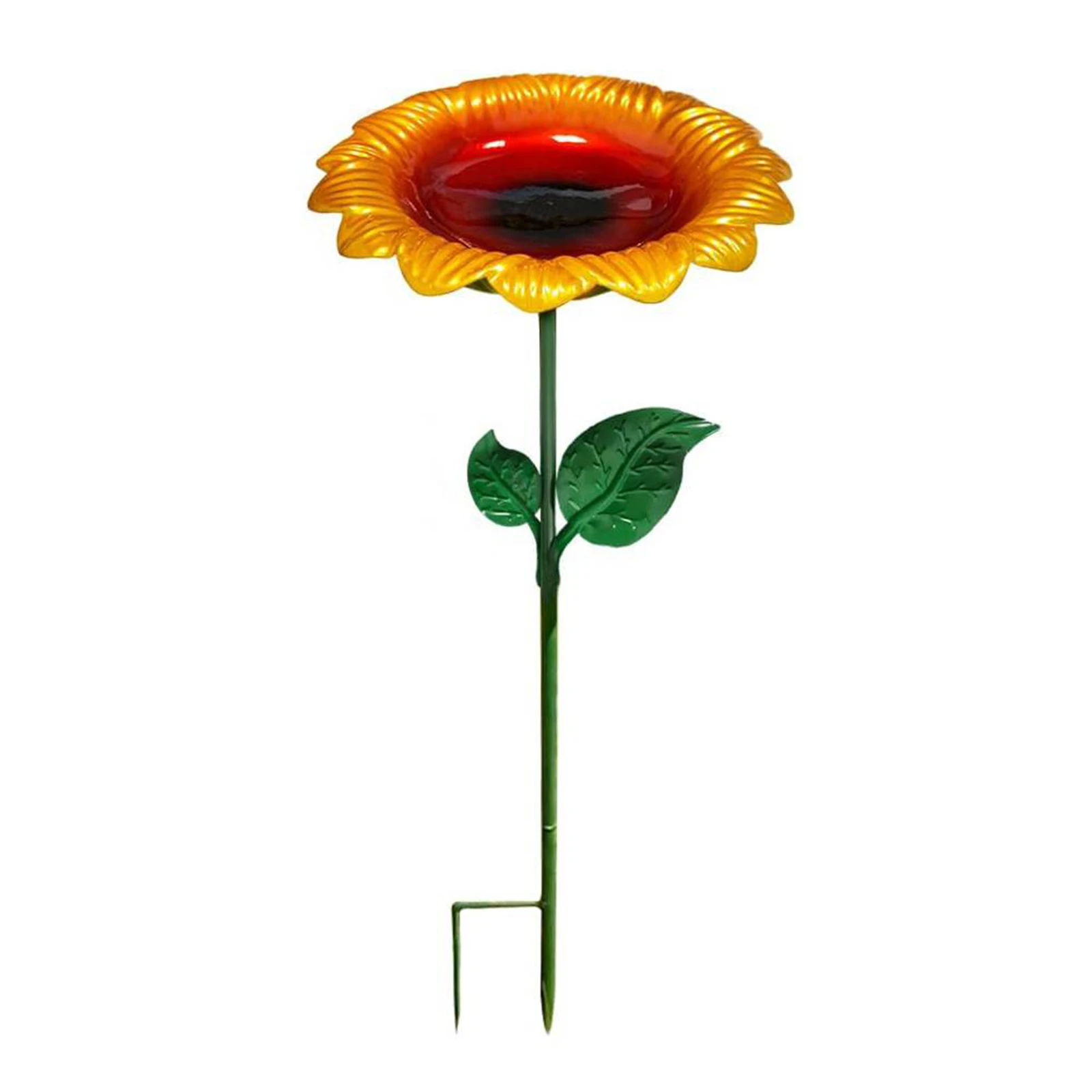 꽃 모양 금속 새 목욕통, 야외용 새 모이통, 정원, 파티오, 마당, 잔디밭 장 야외 새 목욕 그릇