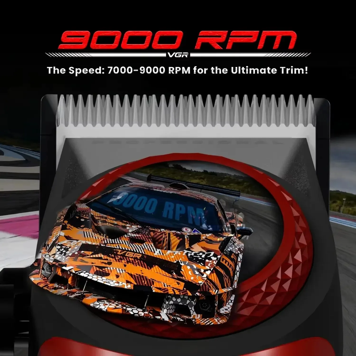 VGR ماكينت حلاقة رجالي دبوس الشعر المهنية مقص الشع...