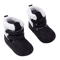 Baby Winter Snow Boots Girl Boys Shoes Fuzzy Plush High Top Boots Warm Baby Walking Shoes for Toddler Infant First Walkers 2