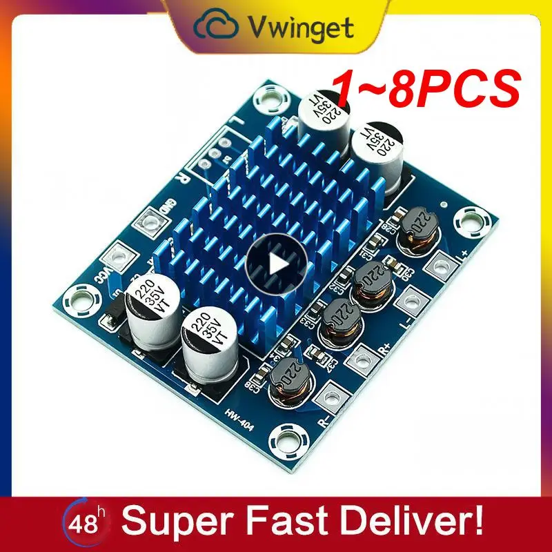 

1~8PCS XH-A232 30W+30W 2.0 Channel Digital Stereo Audio Power Amplifier Board DC 8-26V 3A