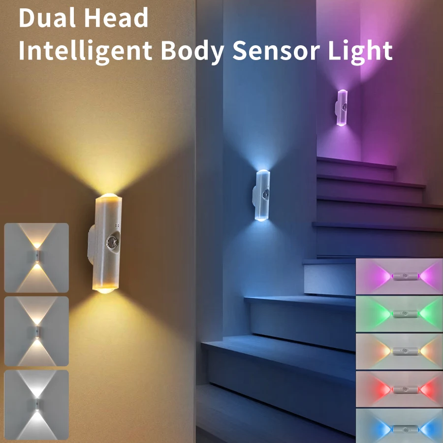 Magnetic Rechargeable LED Smart Light with Dimmable Gradient