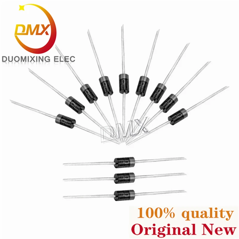 Diode redresseur 1OA1O 6A1O I0AI0, 10A10 6A10 BYV26D RU4A SB560 SR5100 HER302 SR240 HER308, 200 pièces