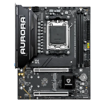 JGINYUE B850M AURORA-B New Motherboard M-ATX For AMD® Ryzen 7/8/9000series Desktop PC DDR5 RAM PCIe5.0 Game Office Video No-WiFi