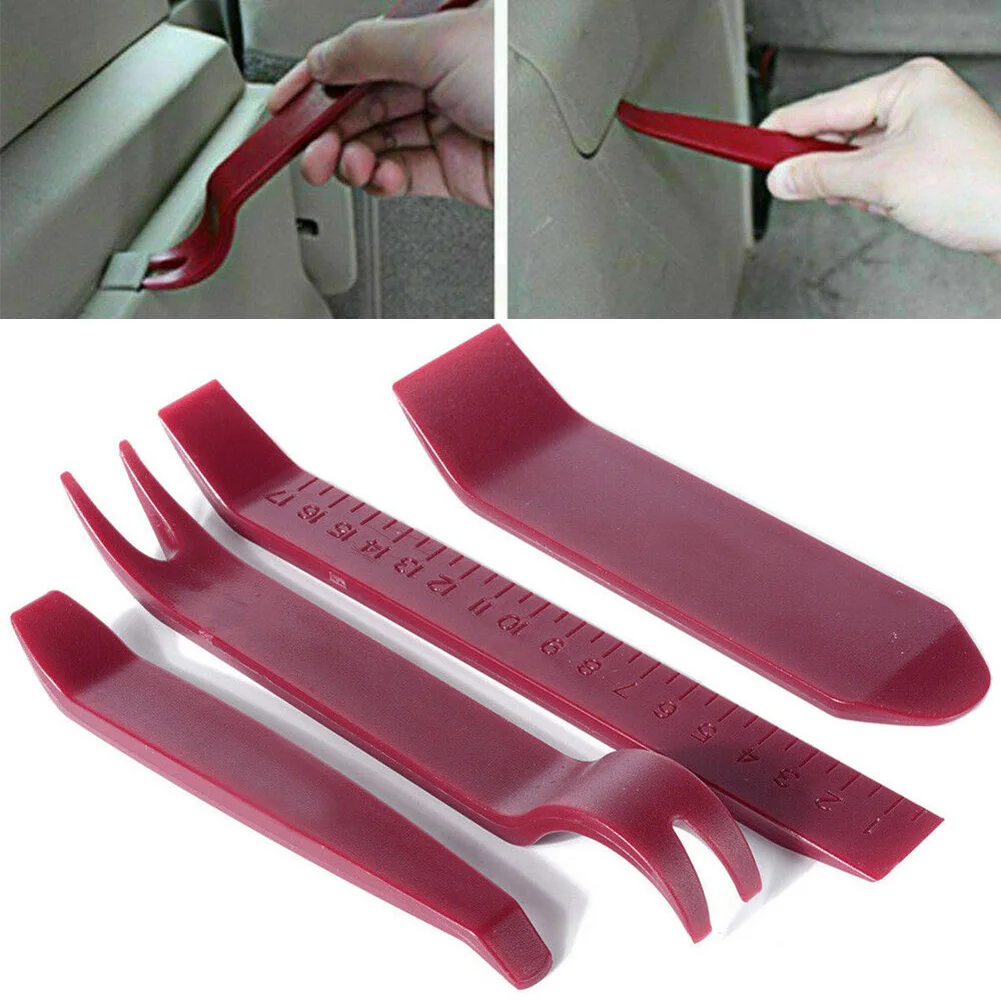 

4pcs Universal Refit Removal Installation Tools To Remove The Door Plank/ Interior Become Warped Plate/ All Kinds Of Sound Keys