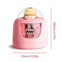 Cute Cartoon Battery Charging Electric Pencil Sharpener Switch Automatic Pencil Sharpener Creative Stationery Office School 6