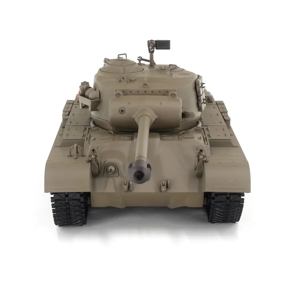 New Henglong  Remote Control Tank 3838-1 United States Pershing M26 Remote Control Electric Toy Simulation Tank Firing Smoke Toy 4
