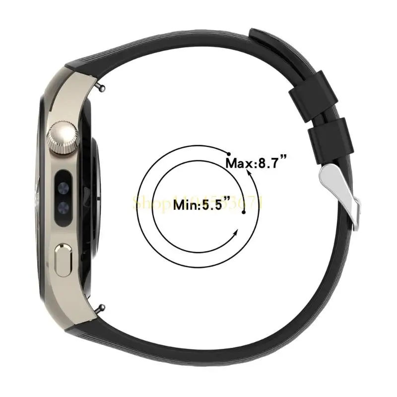 베스트 셀러 42mm 46mm 편안한 스포츠 팔찌 팔찌 벨트 태양 방지 소재 미끄럼 방지 질감 긴 착용 5