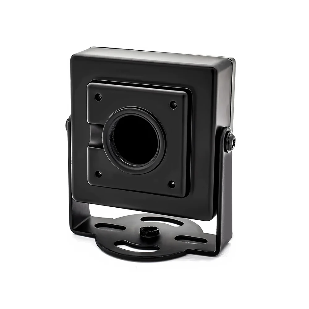 Alloggiamento in metallo mini per telecamera CCTV con attacco M12 e staffa per modulo scheda 32x32mm, per telecamere di sicurezza e sorveglianza industriale da interno - immagine 5