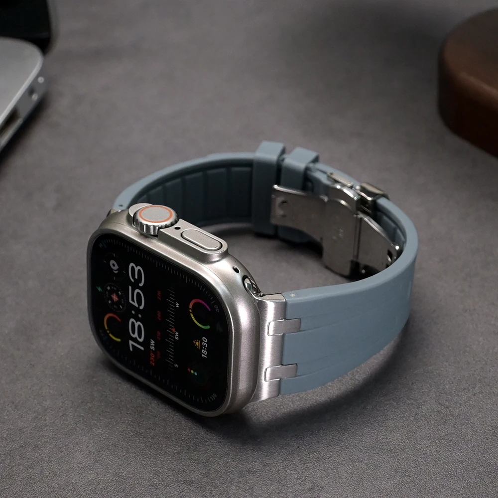 Premium Sports Silicone Band with Butterfly Clasp