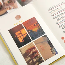 

50pcs Portable INS Stickers Personality Scrapbooking DIY Craft Stickers Cute Sticky Notes Hand Account Message Page Stationery