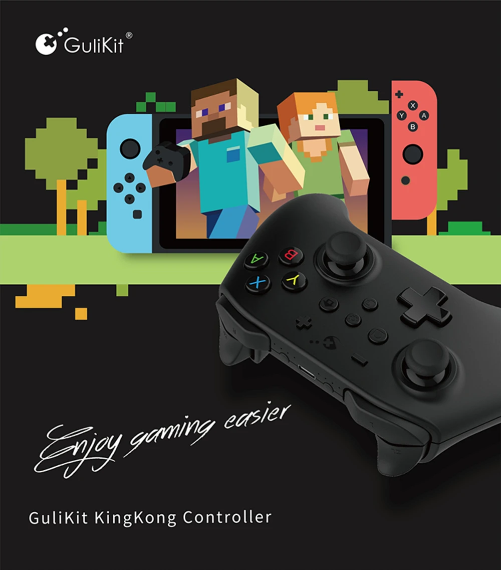 GuliKit Kingkong NS09 Pro 2 NS08 Wireless Bluetooth Gamepad Game Controller For NS Switch PC TV Box Raspberry Gamepads Joystick