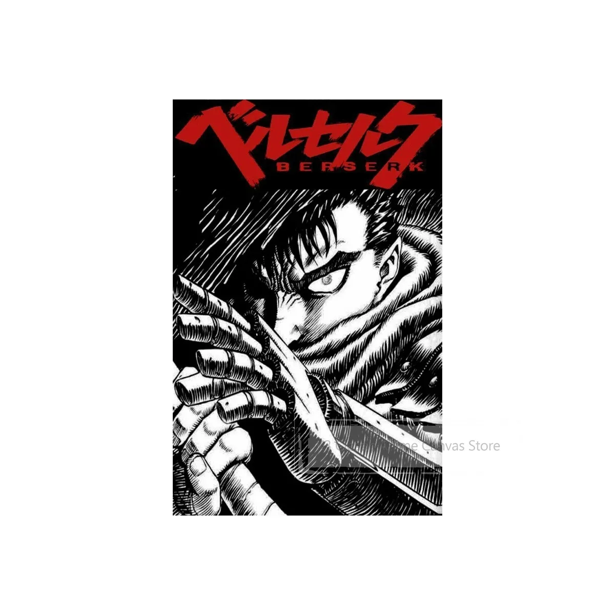 Berserk Anime Canvas Art - Guts & Griffith Poster - Japanese Wall Decor & Gift