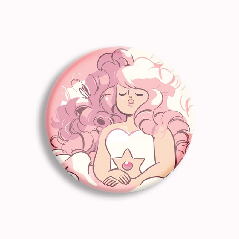 Steven Universe Button Pin Kawaii Anime Pink Lion Espinela Garnet