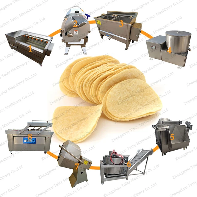 Large Scale Potato Chip Slicer Machine Electric 600KG/H