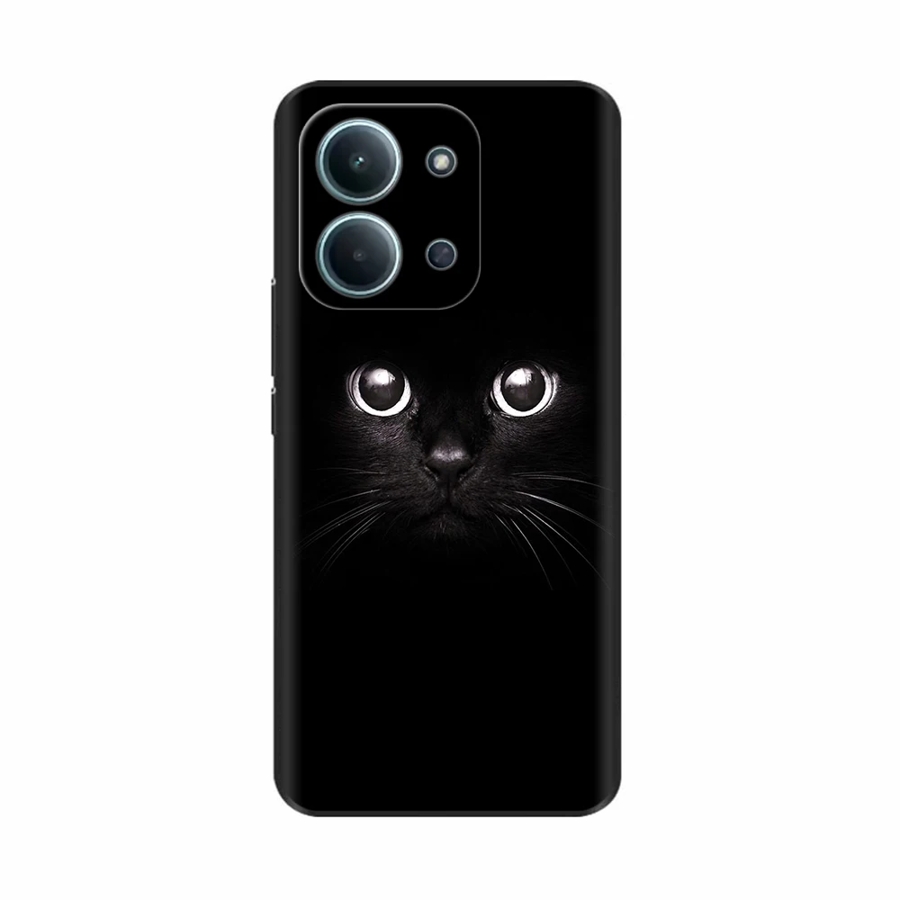 Cute Cartoon Soft Liquid Silicone Phone Case with Camera Protection - Durable Cover