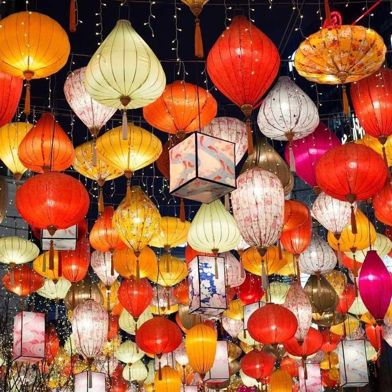 

Vintage Chinese Festival Lantern for Decorations with Creative Lighting and Traditional Style - Perfect Outdoor Streets Scenes