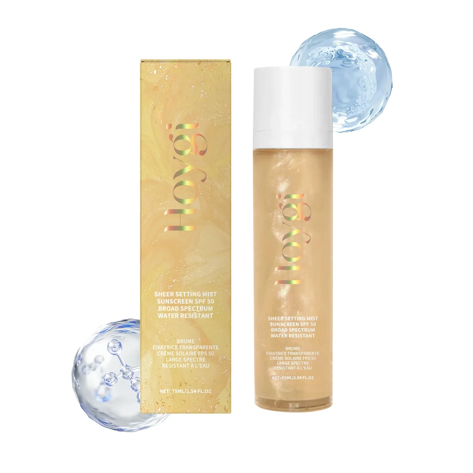 Makeup Finishing Spray UV Protect Oil Control Transfer-Resistant Smudge-Proof Waterproof Makeup Primer Hydrating Setting Spray