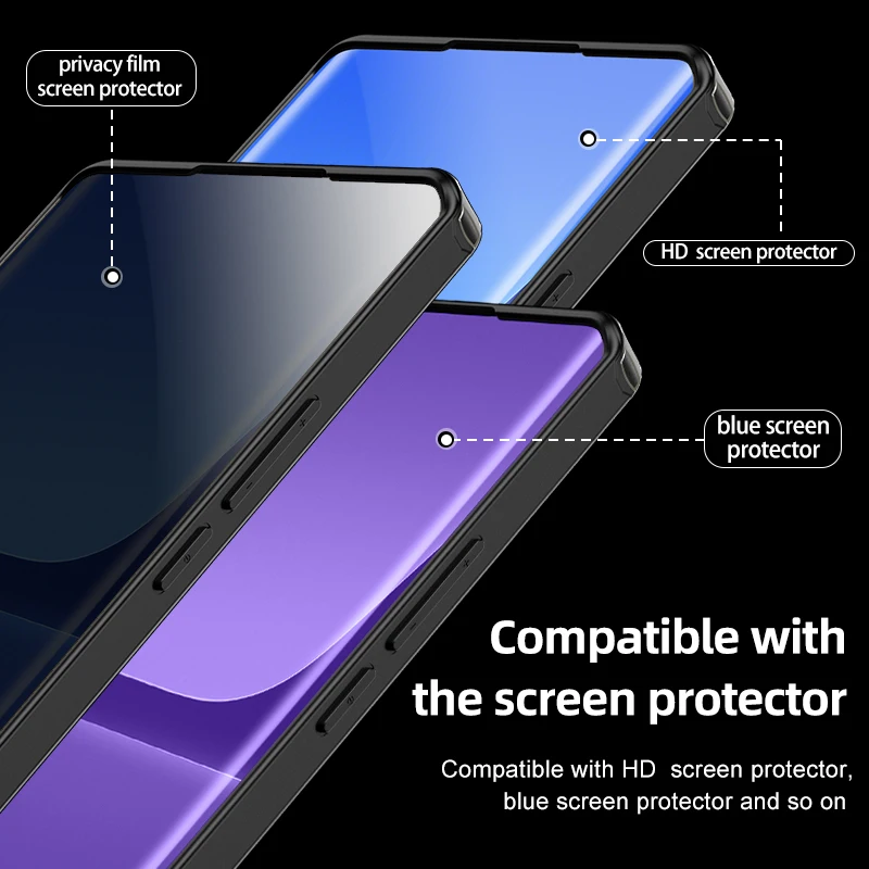 Crystal Clear Hard PC Shockproof Anti-Scratch Transparent Cover