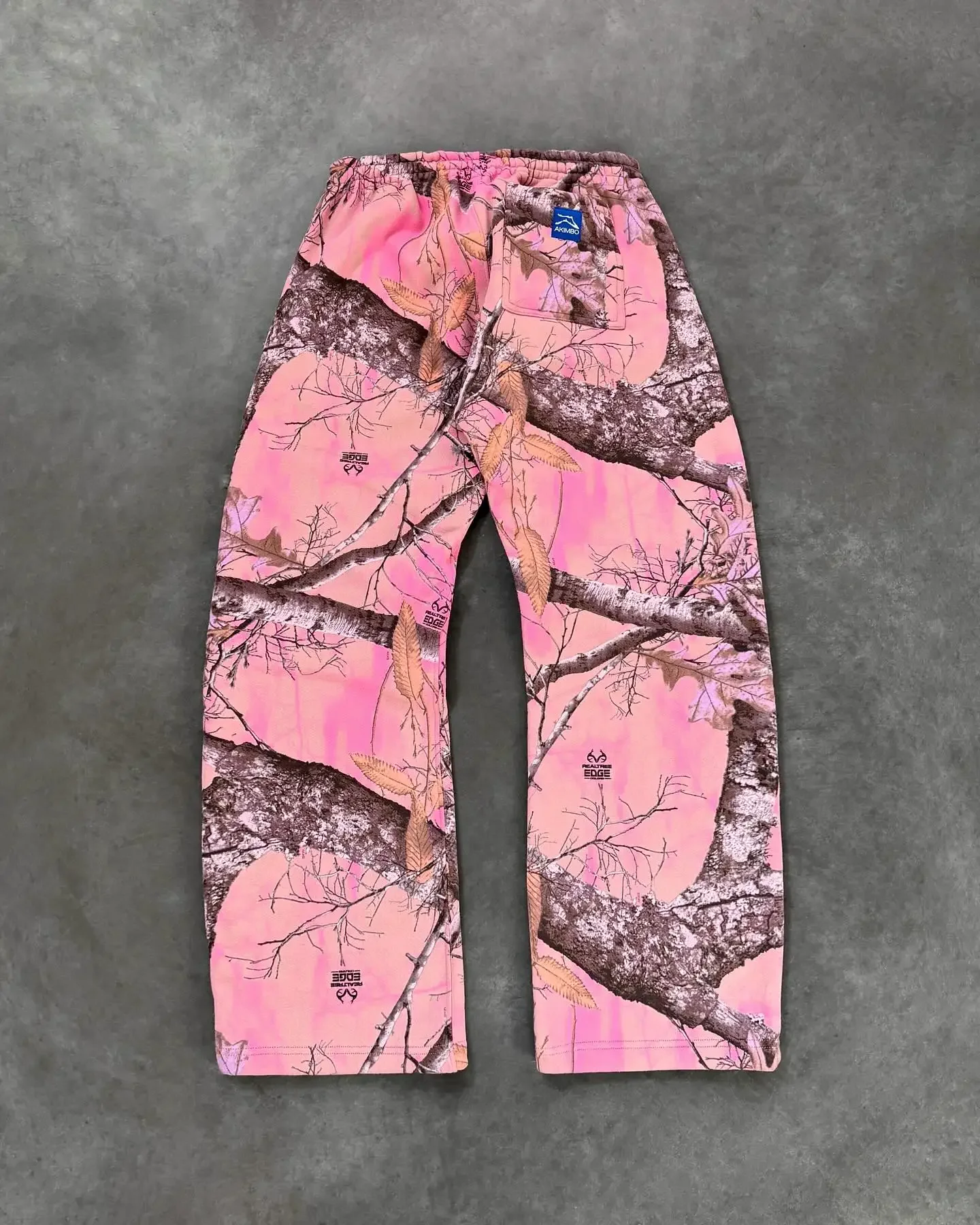 New Y2K Camouflage Pattern Hood Mens and Womens Hip Hop Retro Pink Street Clothing Pullover Punk Casual Camouflage Two Piece Set 5