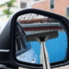 2Pcs Car Rearview Mirror Wiper Mini Squeegee Stainless Steel Telescopic Car Side Mirror Window Wash Cleaning Tool Handheld Wiper 4