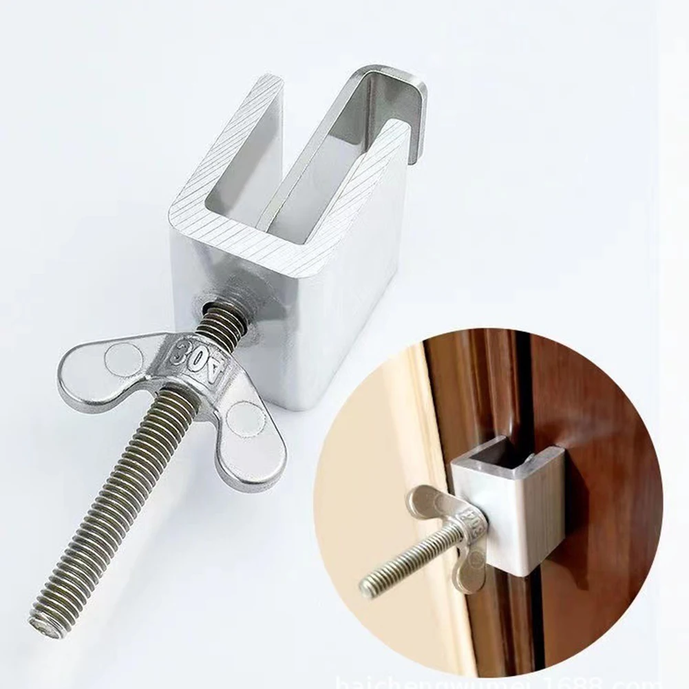 Portable Door Lock Self-Defense Safety Latch Lock  Anti Theft Security Lock Door Topper for Travel Accommodation Security