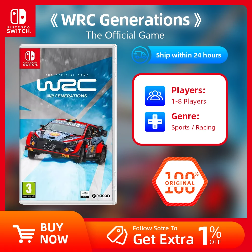 Nintendo Switch Game Deals - WRC Generations - The Official Game