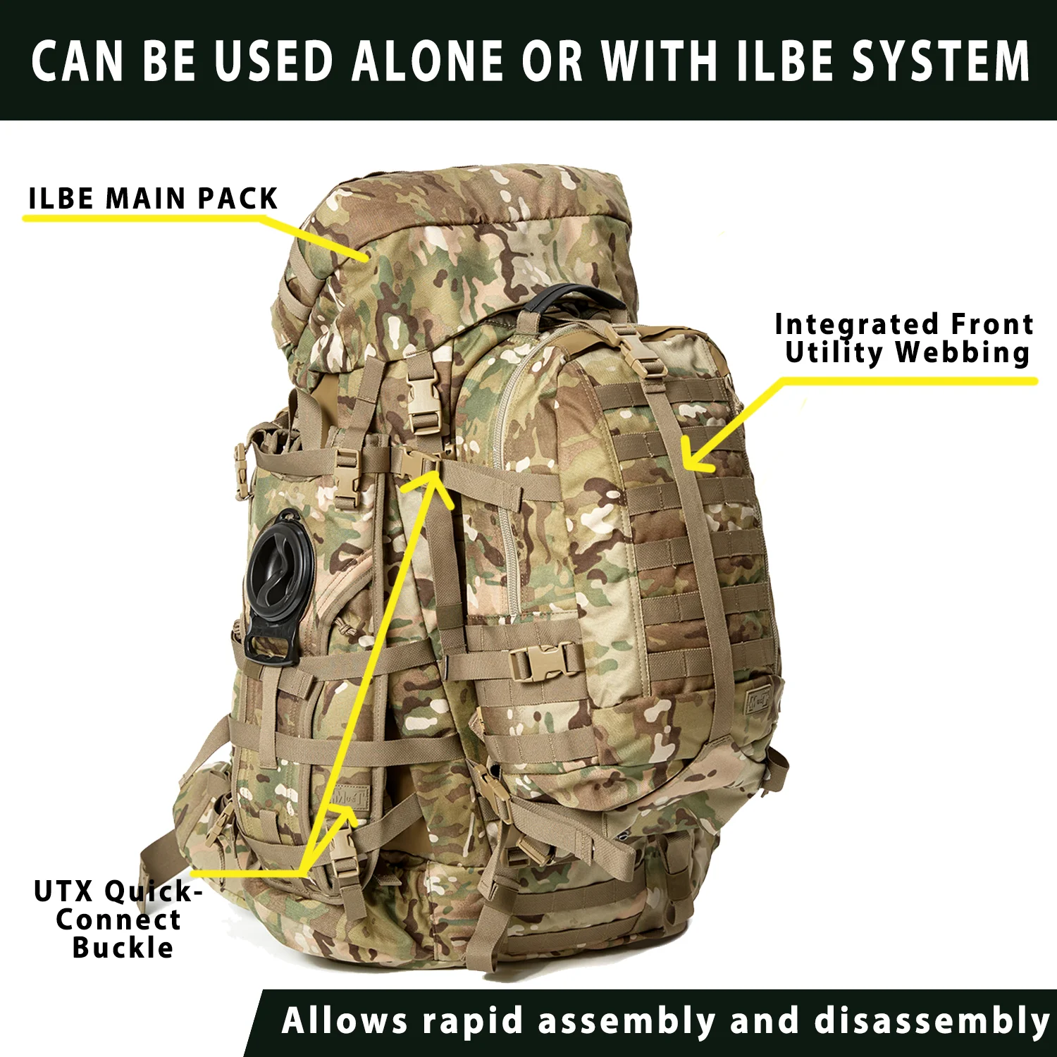 【送料無料】USMC ILBE バックパック USMC ILBE Rucksack | MARPAT Military Surplus