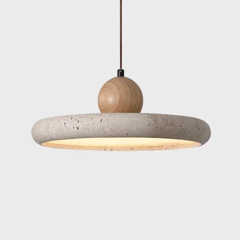 Natural Stone Pendant Light Travertine Ceiling Hanging Lamp Suspension Chandelier For Dining Room Kitchen Island pendant lights pendant lamp chandelier lighting vintage pendant lights rope pendant lamp