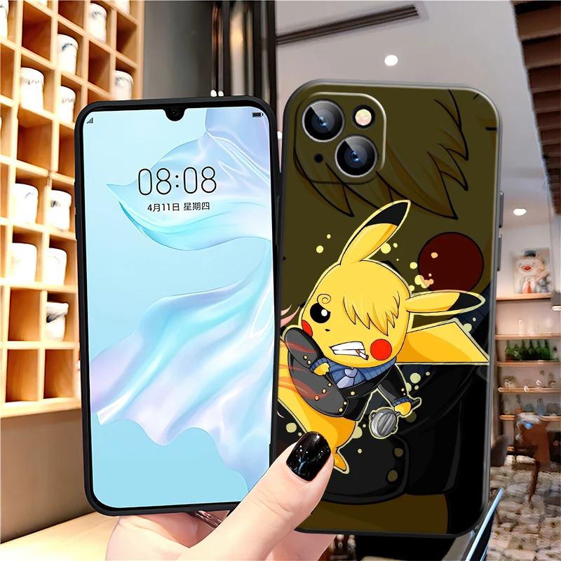 glass flip cover Pocket Monster Naruto Pokemon Phone Case For iPhone 11 12 13 Pro MAX 6 6S 7 8 Plus XS 12 13 Mini X XR SE2020 Pikachu Protective best waterproof phone pouch Cases & Covers