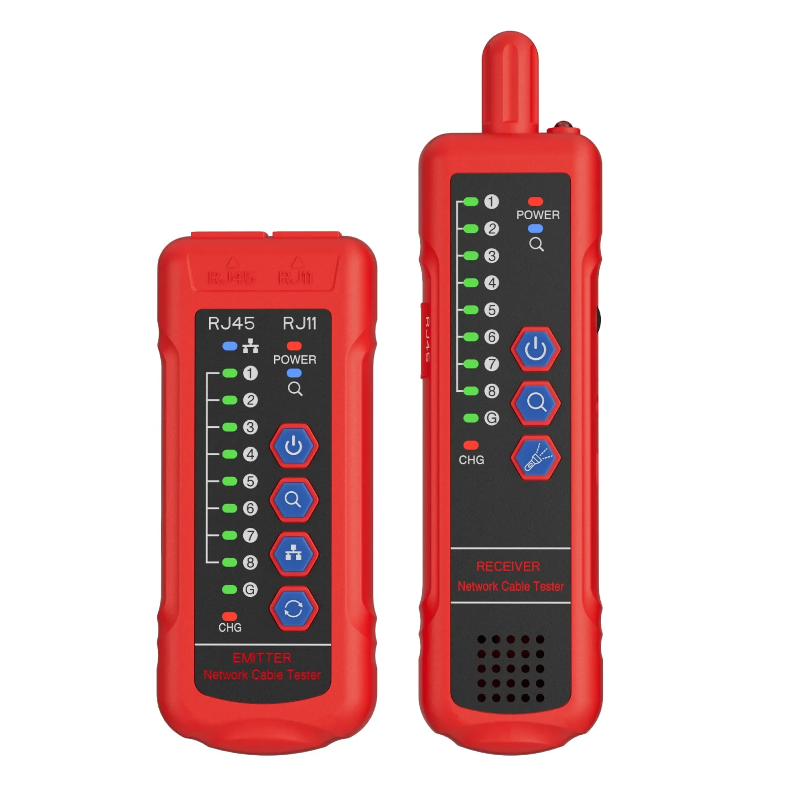 Digital Network Cable Tester High Quality RJ11 RJ45 Cat5 Cat6 Telephone Wire Tracker LAN Network Cable Testers Line Finder