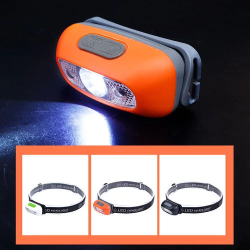 휴대용 LED 센서 헤드램프, USB 충전식 유도 토치 헤드라이트, 방수 야외 캠핑 낚시 비상 작업 조명 3