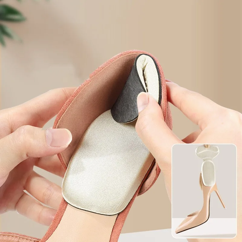 Half Insoles for Women Shoes Pain Relief Protector Cushion Pads Back Stickers Adjustable Antiwear High Heels Liner Insert Heel