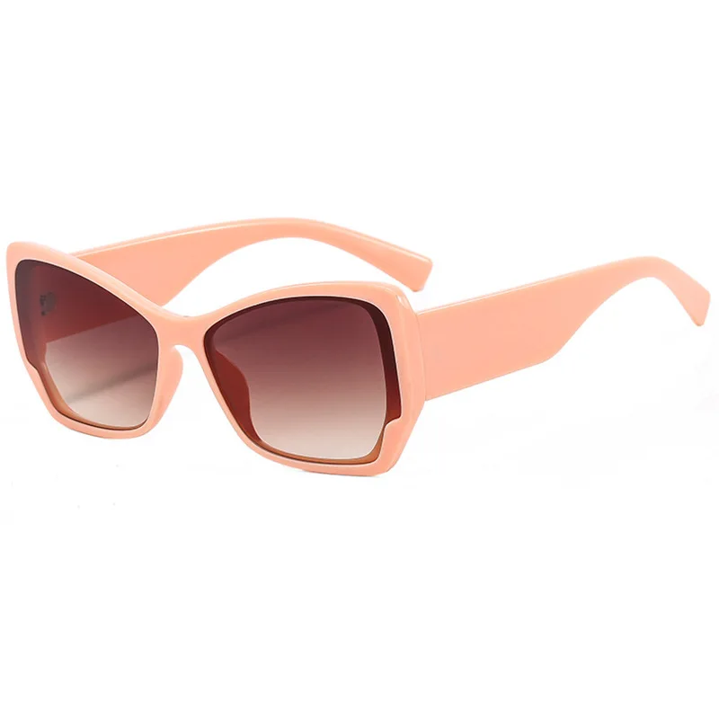 2022 New Fashion Seay Cat Eye Small Frame Sunglasses Women Elegant Gradient Shiny Eyewear Retro Trend Luxury Designer Sunshade | Аксессуары