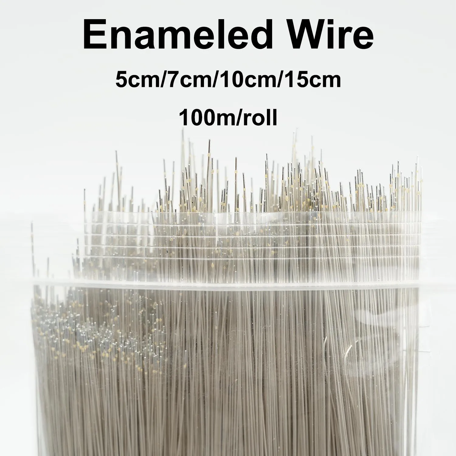 Esmaltado Led Neon Light Welding Wire Cor Preta Prata Conector Médio para Solda 12v 24v 100m Roll 2000 Pcs