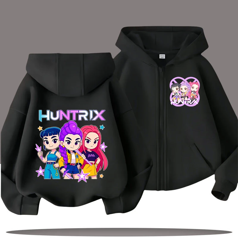 K-pop Huntrix Kids Zip Hoodie 4