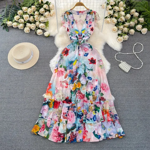Vestido Boho Vestidos Da Moda Verão 2019 Vestido Longo Do Chiffon