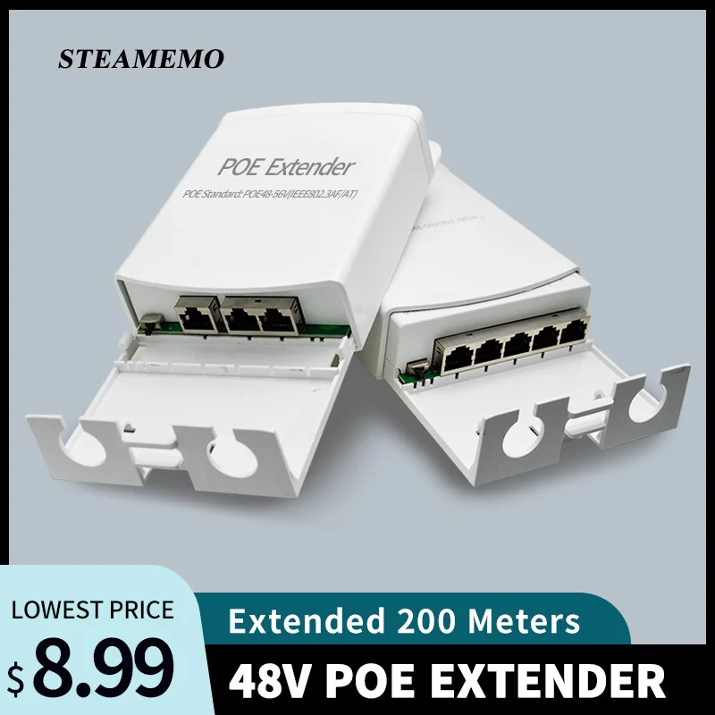 Adattatore Poe Impermeabile Estensore PoE Esterno IP67 SinLoon - Ripetitore Ethernet 100/250m Per Telecamere Access Point - Foto 10