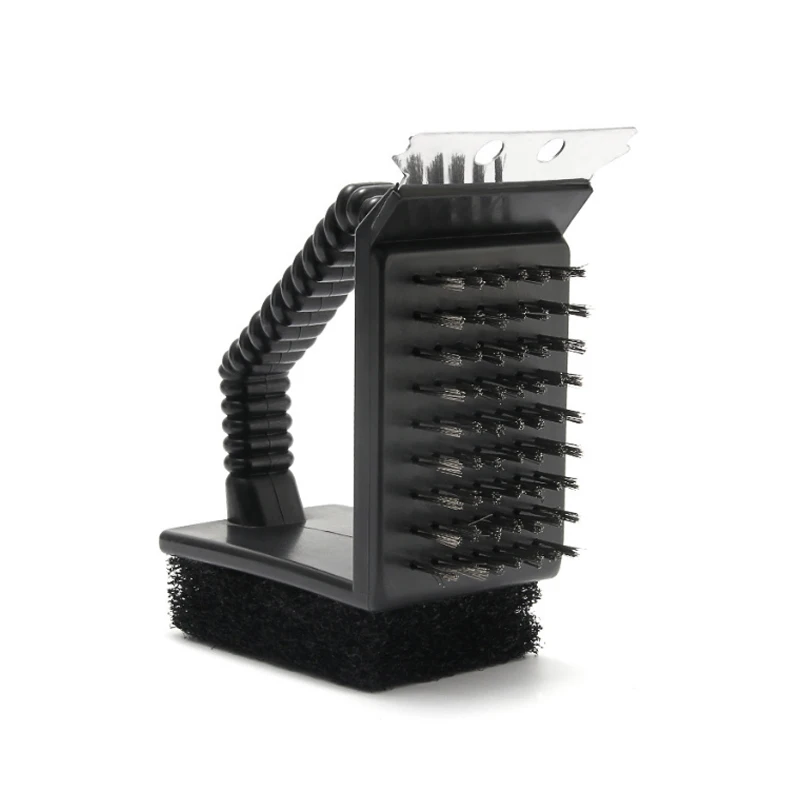 Barbecue Cleaning Tools Grill Brush Cleaning Brushes 1 Pcs Stainless Steel Grill Grill Mesh Cleaning Brush BBQ Wire Right Angle Sponge Multi-purpose Cleaning Tool Brush