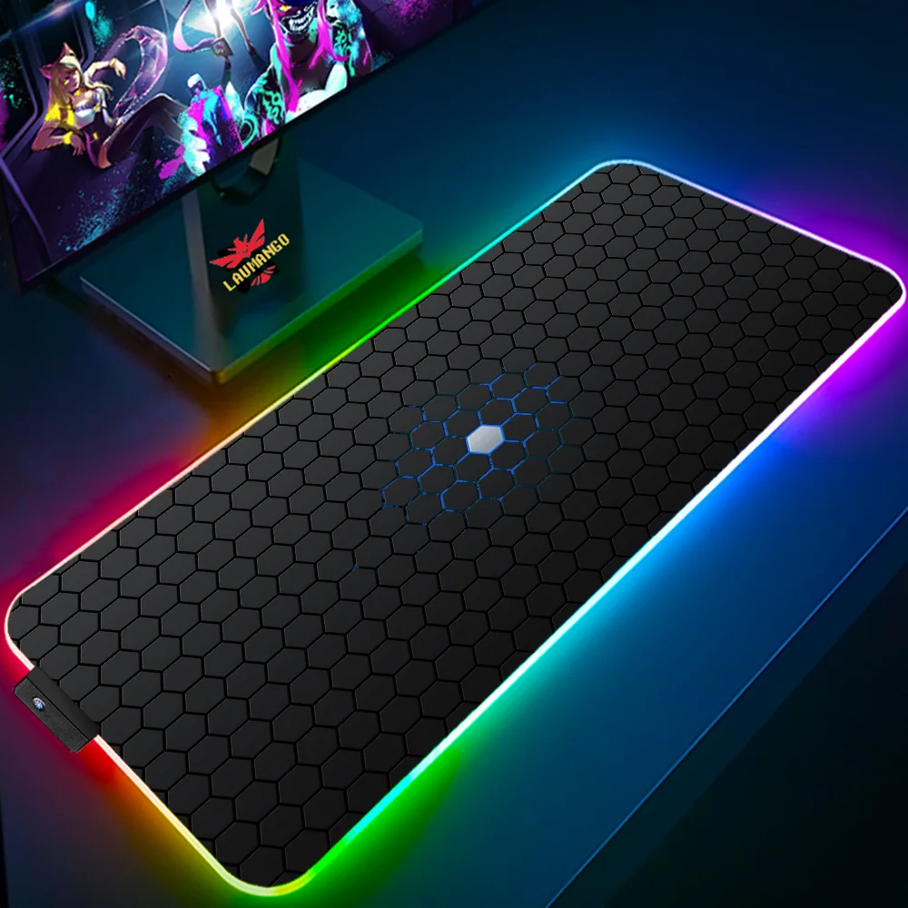 

Geometric Pc Gamer Mause Pad Gaming Mat Mouse Mats Desktops Desk Accessories Office Mousepad Keyboard Extended Xxl Setup 900x400